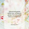 Saint Augustine quote: “Since love grows within you, so beauty…”- at QuotesQuotesQuotes.com