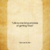 Samuel Butler quote: “Life is one long process of getting…”- at QuotesQuotesQuotes.com