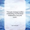 Samuel Butler quote: “Though analogy is often misleading, it is…”- at QuotesQuotesQuotes.com