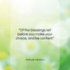 Samuel Johnson quote: “Of the blessings set before you make…”- at QuotesQuotesQuotes.com