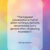 Samuel Johnson quote: “The happiest conversation is that of which…”- at QuotesQuotesQuotes.com