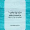 Samuel Richardson quote: “A husband’s mother and his wife had…”- at QuotesQuotesQuotes.com