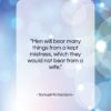 Samuel Richardson quote: “Men will bear many things from a…”- at QuotesQuotesQuotes.com