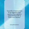 Samuel Richardson quote: “Quantity in food is more to be…”- at QuotesQuotesQuotes.com