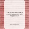 Samuel Richardson quote: “The life of a good man is…”- at QuotesQuotesQuotes.com