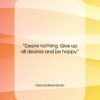 Swami Sivananda quote: “Desire nothing. Give up all desires and…”- at QuotesQuotesQuotes.com