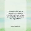 Swami Sivananda quote: “Moral values, and a culture and a…”- at QuotesQuotesQuotes.com