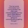 Sydney J. Harris quote: “The two words ‘information’ and ‘communication’ are…”- at QuotesQuotesQuotes.com