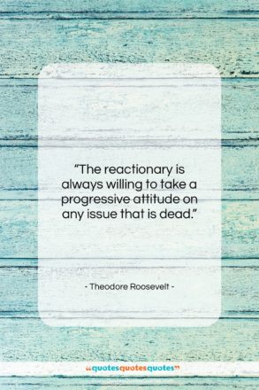 Theodore Roosevelt quote: “The reactionary is always willing to take…”- at QuotesQuotesQuotes.com