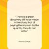 Thomas Carlyle quote: “There is a great discovery still to…”- at QuotesQuotesQuotes.com