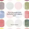 Thomas Hobbes quote: “It is not wisdom but Authority that…”- at QuotesQuotesQuotes.com