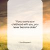 Tom Stoppard quote: “If you carry your childhood with you,…”- at QuotesQuotesQuotes.com