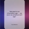 Tony Robbins quote: “We aren’t in an information age —…”- at QuotesQuotesQuotes.com
