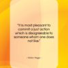 Victor Hugo quote: “It is most pleasant to commit a…”- at QuotesQuotesQuotes.com