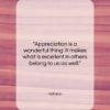 Voltaire quote: “Appreciation is a wonderful thing: It makes…”- at QuotesQuotesQuotes.com