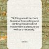 Voltaire quote: “Nothing would be more tiresome than eating…”- at QuotesQuotesQuotes.com