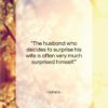 Voltaire quote: “The husband who decides to surprise his…”- at QuotesQuotesQuotes.com