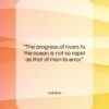 Voltaire quote: “The progress of rivers to the ocean…”- at QuotesQuotesQuotes.com