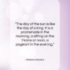 Wallace Stevens quote: “The day of the sun is like…”- at QuotesQuotesQuotes.com