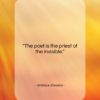 Wallace Stevens quote: “The poet is the priest of the…”- at QuotesQuotesQuotes.com