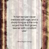 Washington Irving quote: “A tart temper never mellows with age,…”- at QuotesQuotesQuotes.com