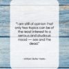 William Butler Yeats quote: “I am still of opinion that only…”- at QuotesQuotesQuotes.com