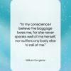 William Congreve quote: “In my conscience I believe the baggage…”- at QuotesQuotesQuotes.com