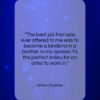 William Faulkner quote: “The best job that was ever offered…”- at QuotesQuotesQuotes.com