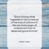 William Hazlitt quote: “Envy among other ingredients has a mixture…”- at QuotesQuotesQuotes.com
